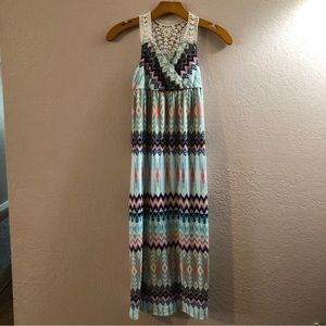 I.N. Girl long sleeveless dress size S 7-8